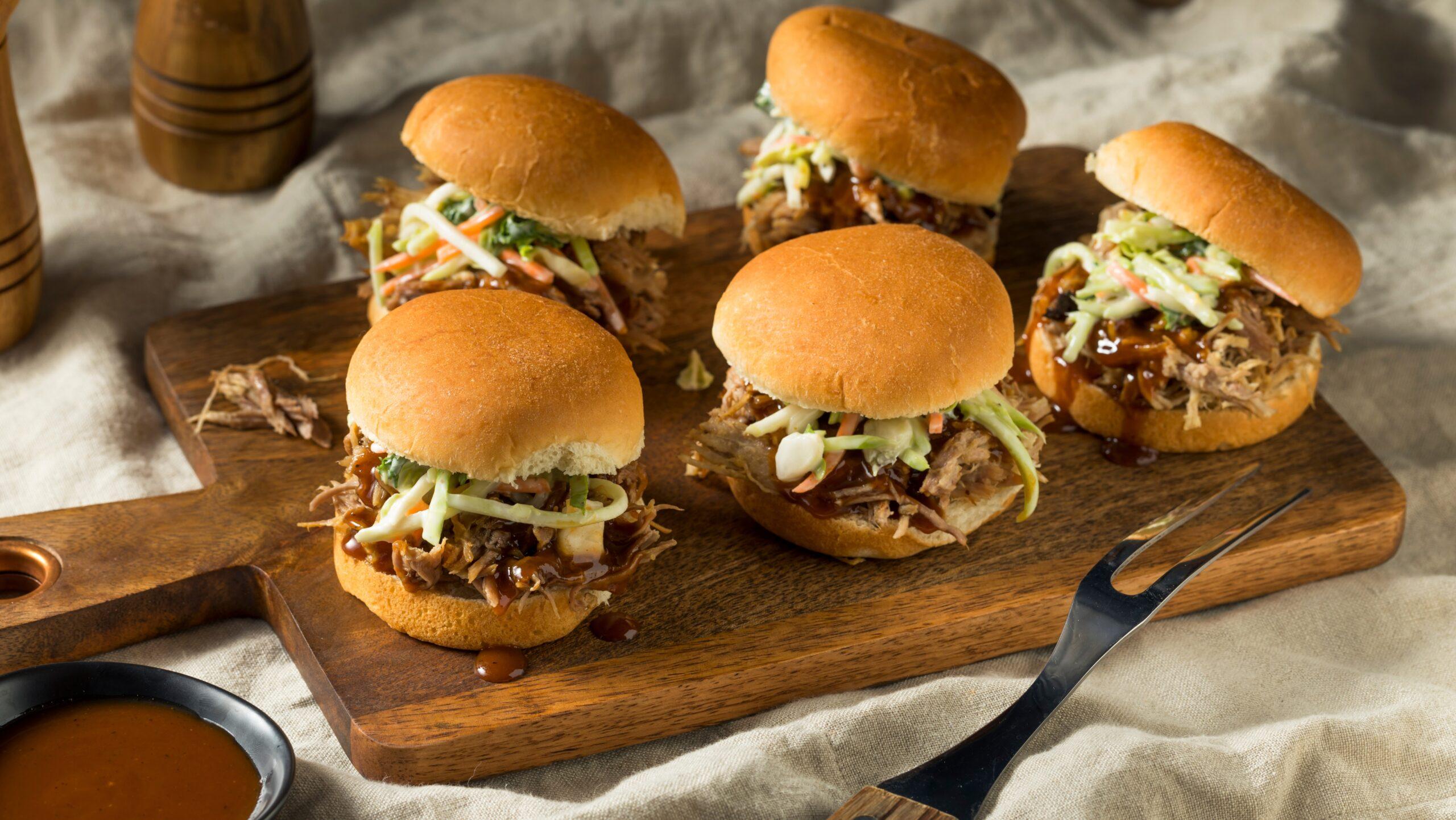 Pulled pork sliders